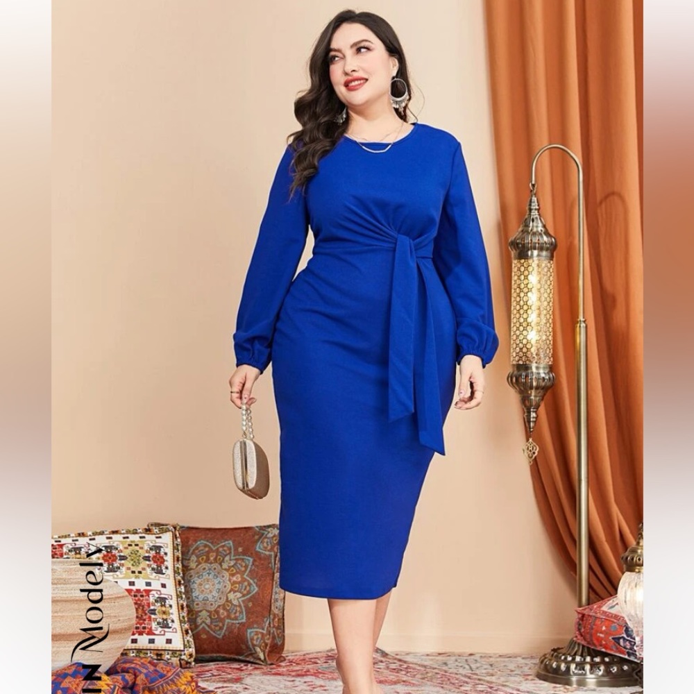 Royal Blue Dress 3X